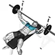 Bench press (wide grip) with barbell