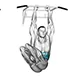 Hanging oblique knee raise