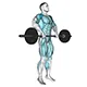 Clean and jerk with barbell