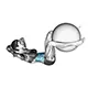 Crunch with stability ball and leg raise