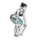 Deadlift with elastic band