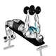 Chest fly with dumbbells (declined)