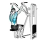 Lat pull down on machine