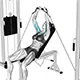 Chest fly with cable (inclined)
