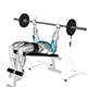Bench press with barbell and reverse grip (declined)