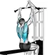 Lat pull down (medium grip)