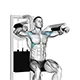 Lateral raise on machine