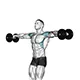 Lateral raise with dumbbells
