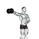 Lateral raise with dumbbell and one arm