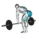 Romanian deadlift with barbell