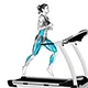 Running on treadmill