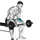 Wrist curl with barbell (seated)