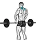 Shrug with barbell