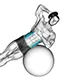 Side bend on stability ball