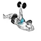 Side lying dumbbell rear delta raise
