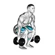 Squat with dumbbells