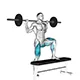 Step up with barbell