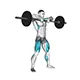 Sumo deadlift high pull with barbell