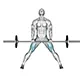 Sumo deadlift with barbell
