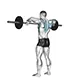 Upright row with barbell (wide grip)