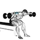 Rear fly with dumbbells