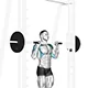 Overhead press or military press on Smith machine