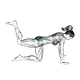 Bent leg kickback kneeling