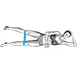Lying leg raise on side with band