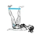 Hip abductor lying with band