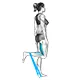 Leg curl with band