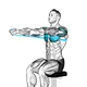 Chest press with band (seated)