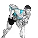 Bent over row with kettlebell and one arm
