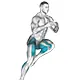 Plyometric lateral jump side to side