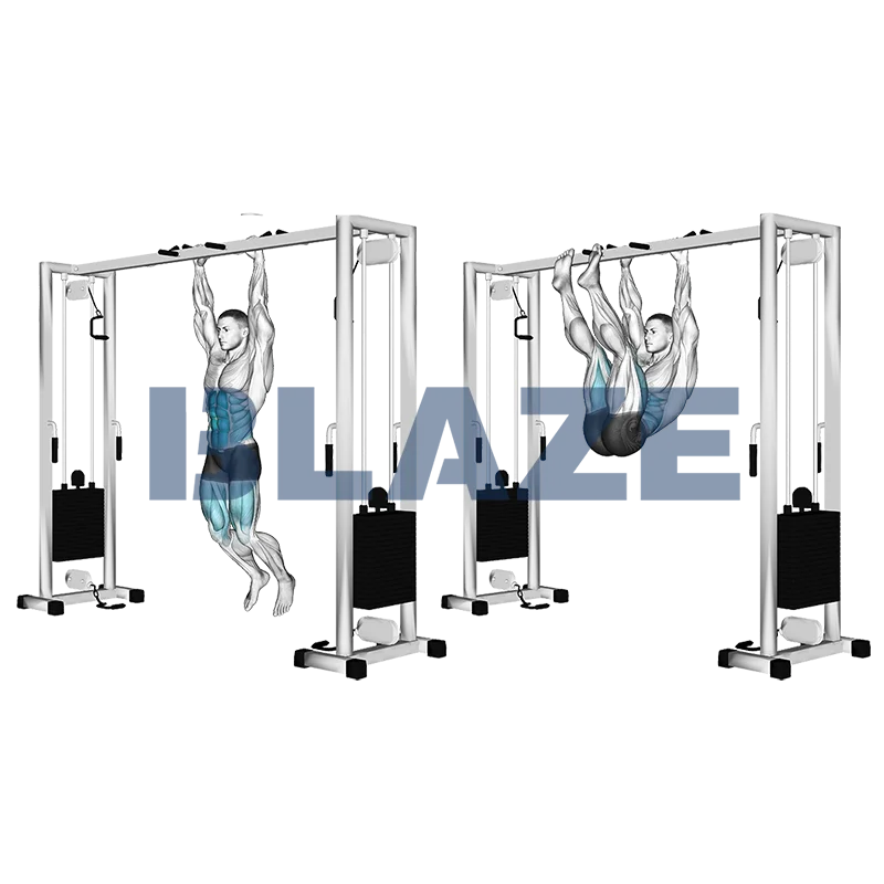 Hanging straight leg and hip raise