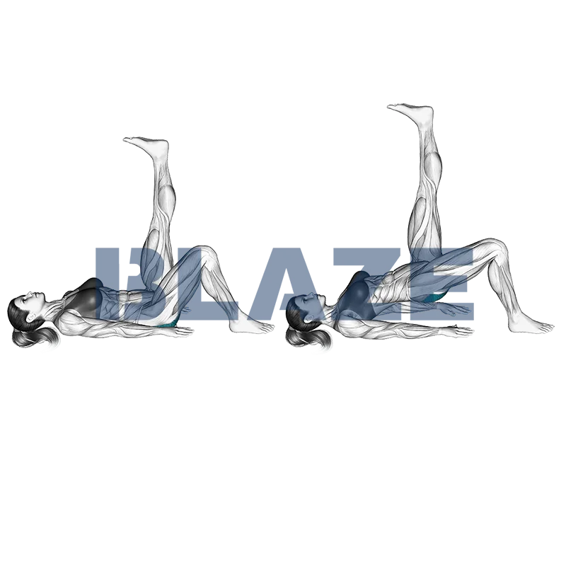 Single leg glute bridge